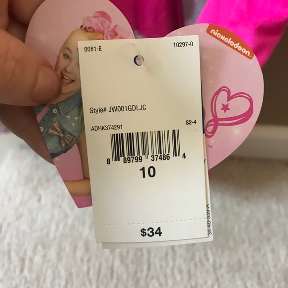 Jojo Siwa nightgown new size 10 pajamas - Picture 3 of 3
